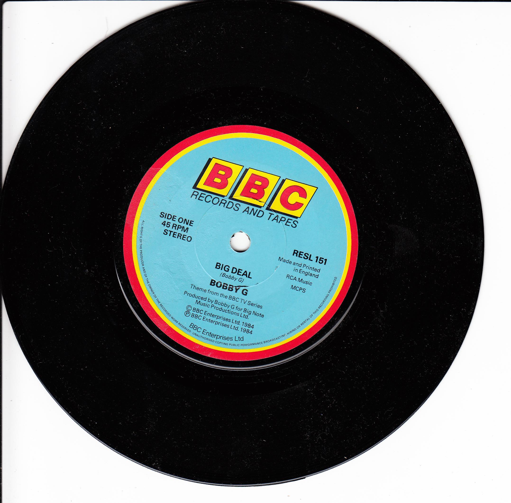 Bobby G - Big Deal (UK)