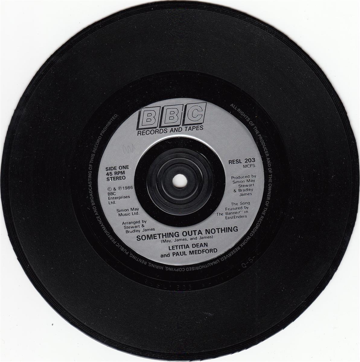 Letitia Dean And Paul Medford - Something Outa Nothing (UK)