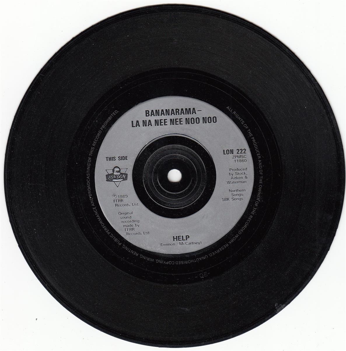 Bananarama, Lananeeneenoonoo - Help (UK)