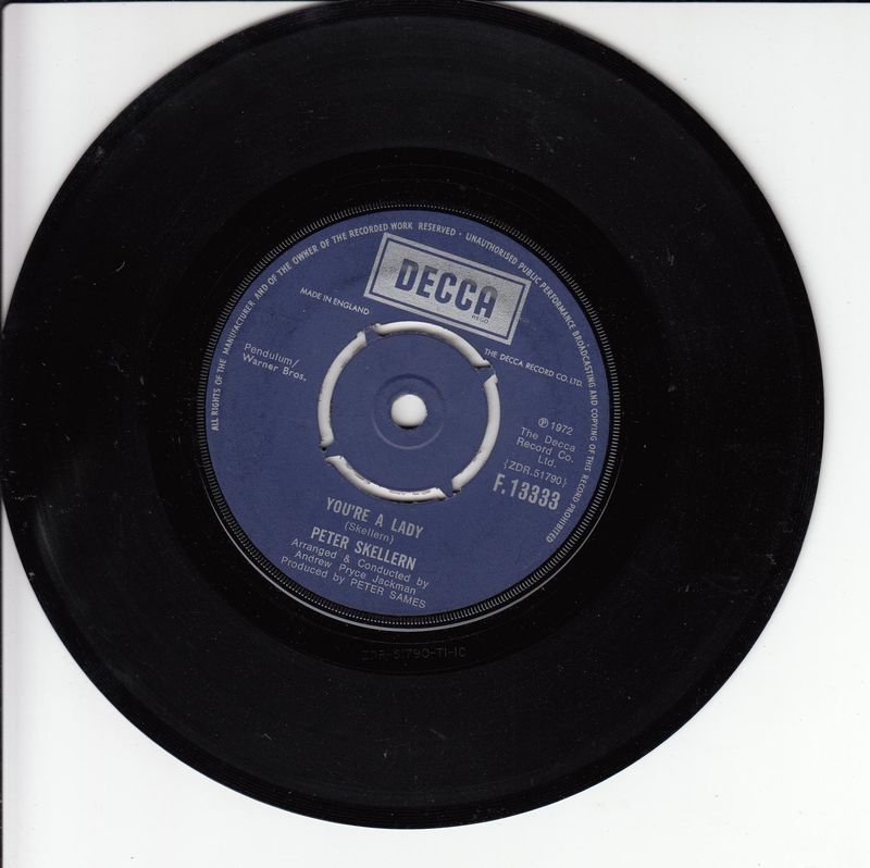Peter Skellern – You're A Lady (UK)