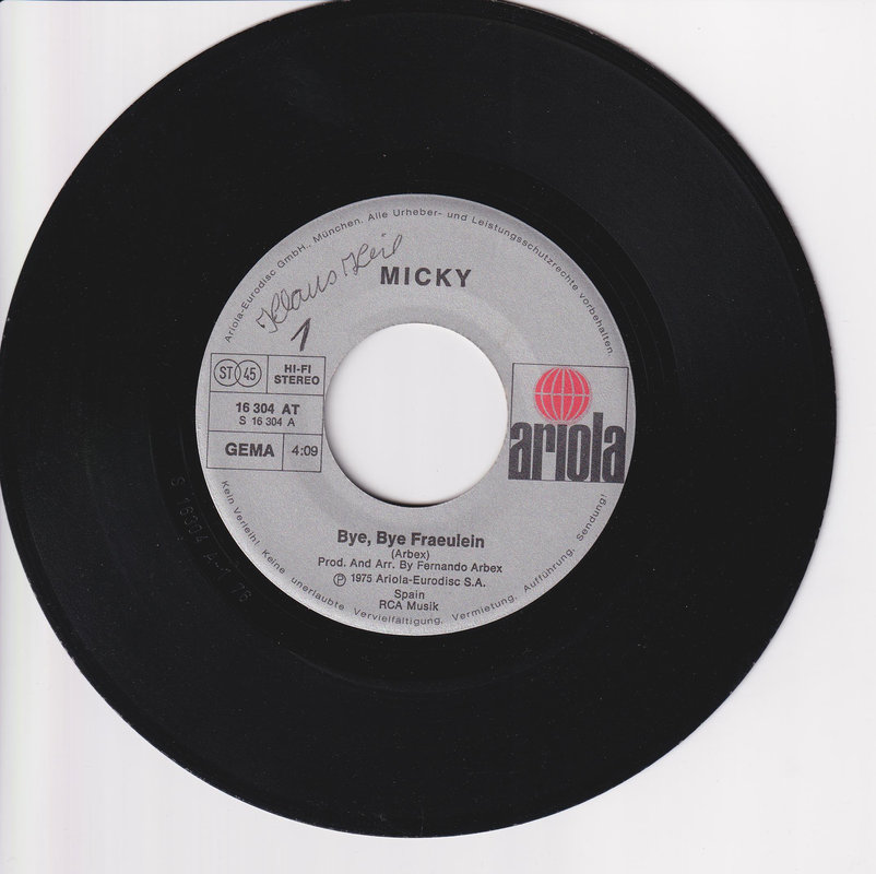 Micky – Bye, Bye Fraeulein