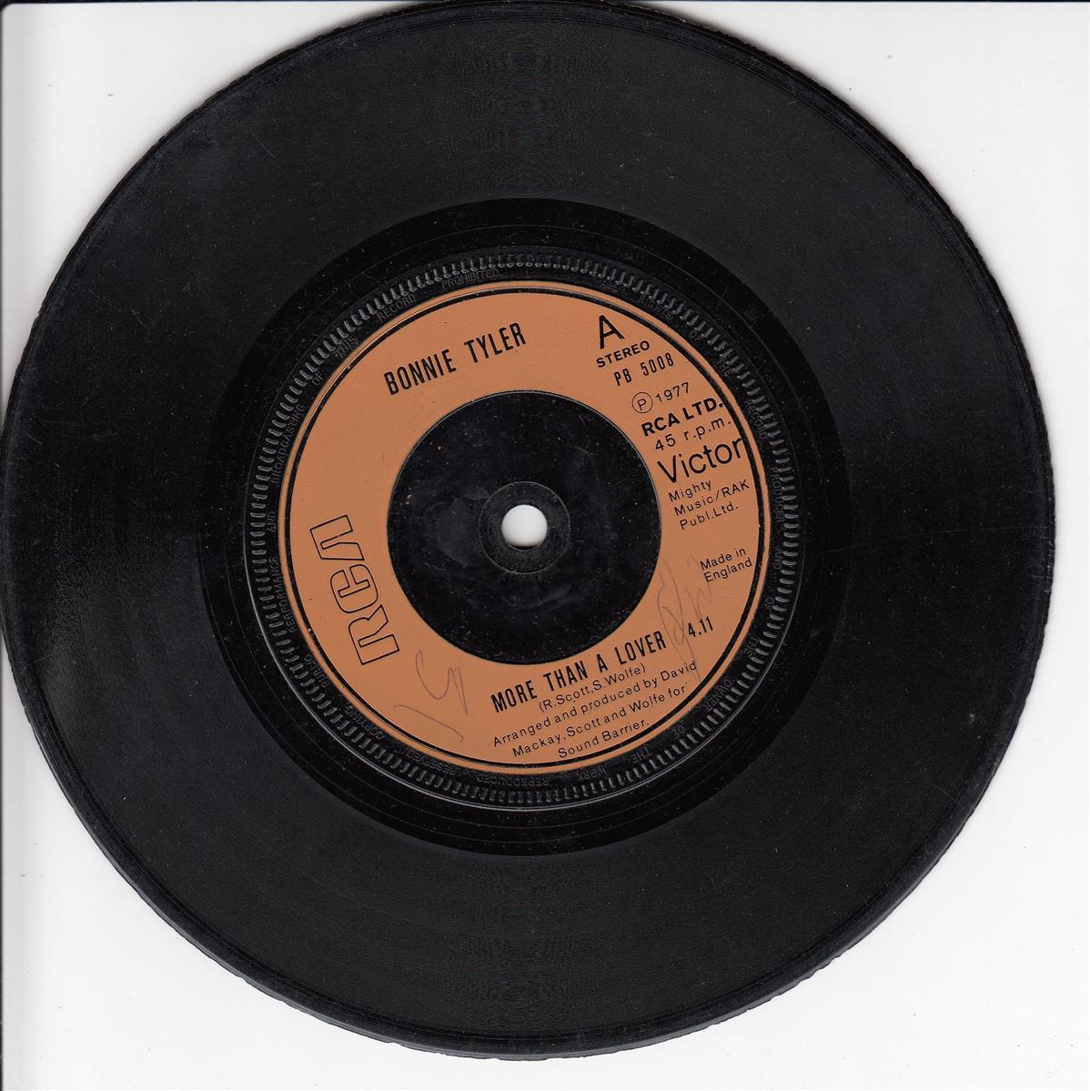 Bonnie Tyler - More Than A Lover (UK)