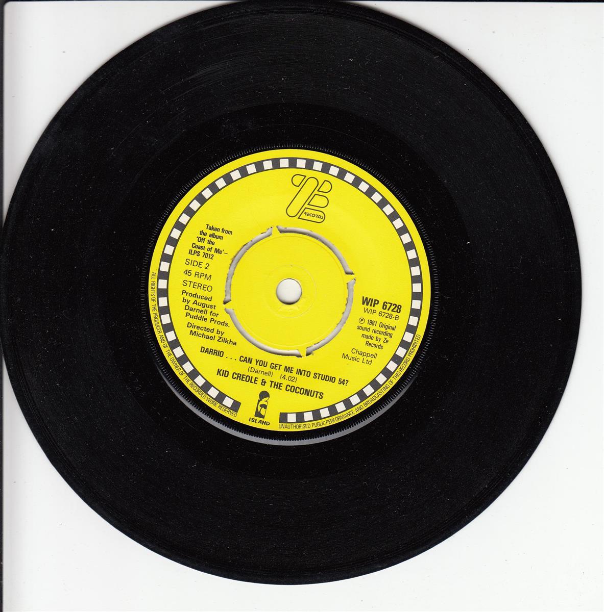 Kid Creole & The Coconuts - I Am (UK)