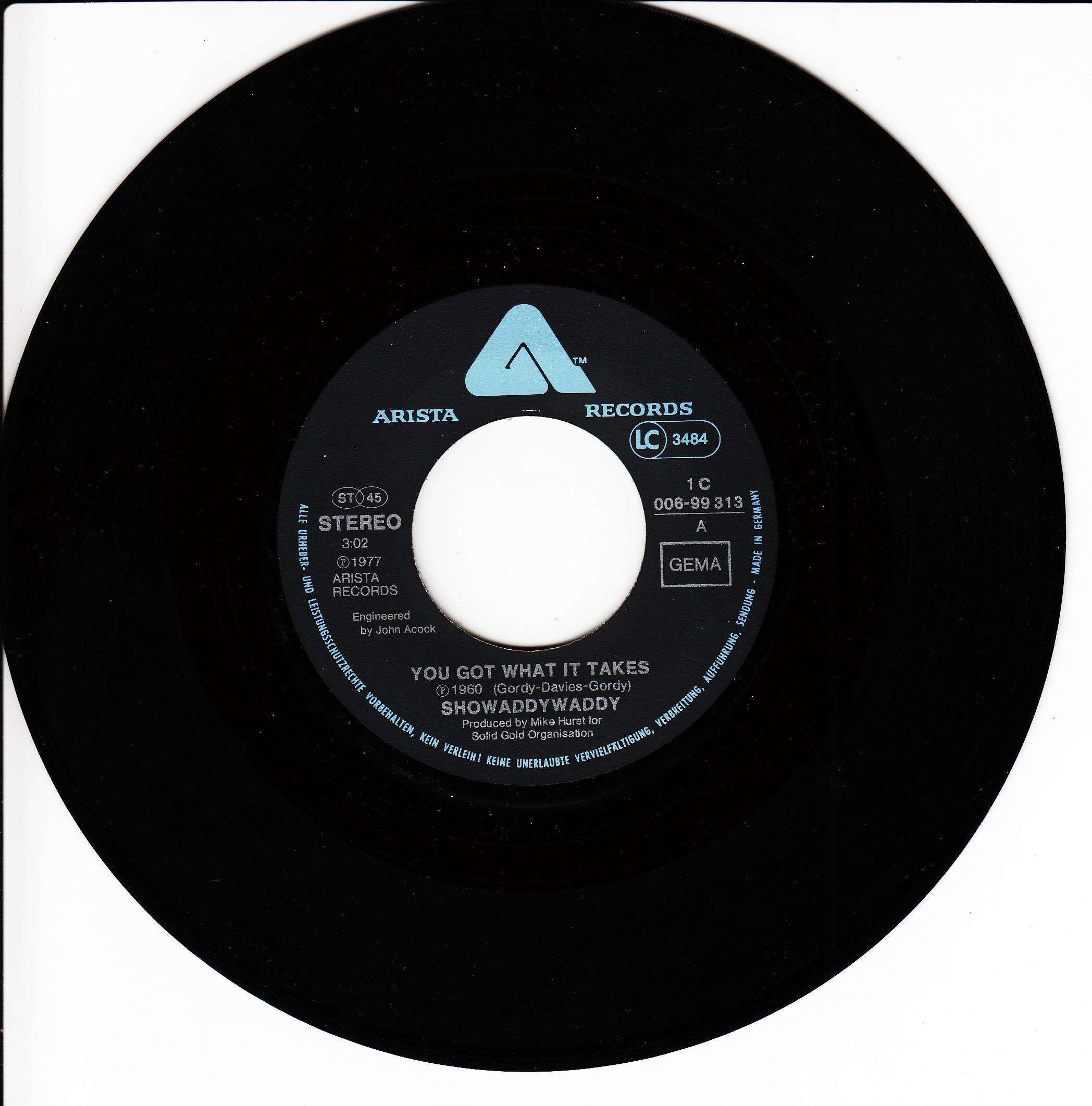 Showaddywaddy – You Got What It Takes
