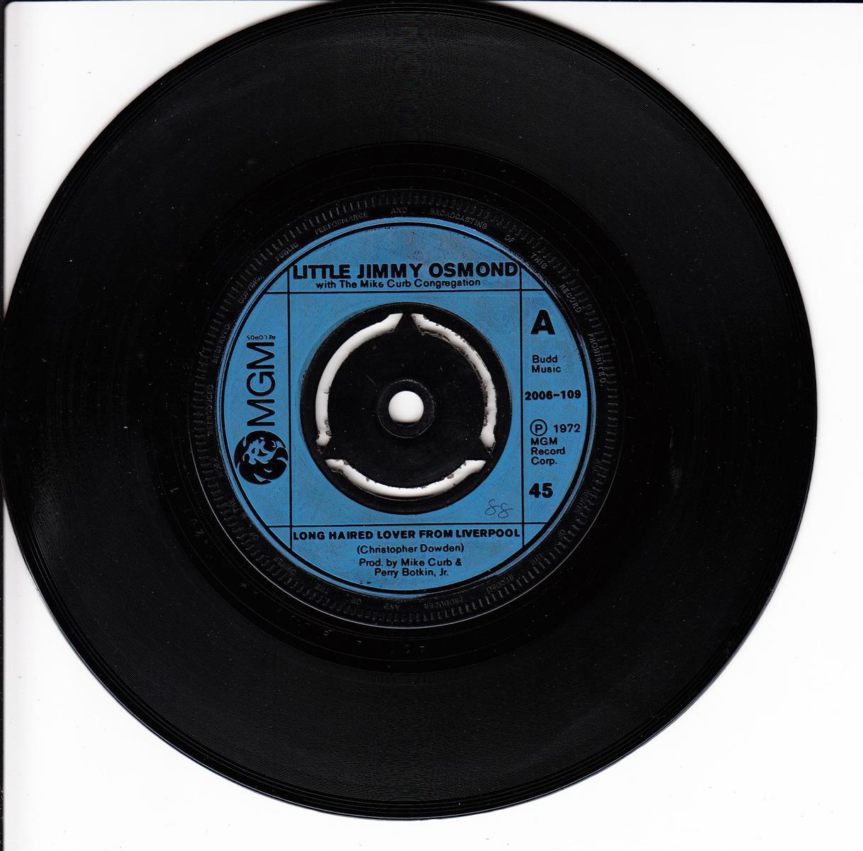 Little Jimmy Osmond - Long Haired Lover From Liverpool (UK)
