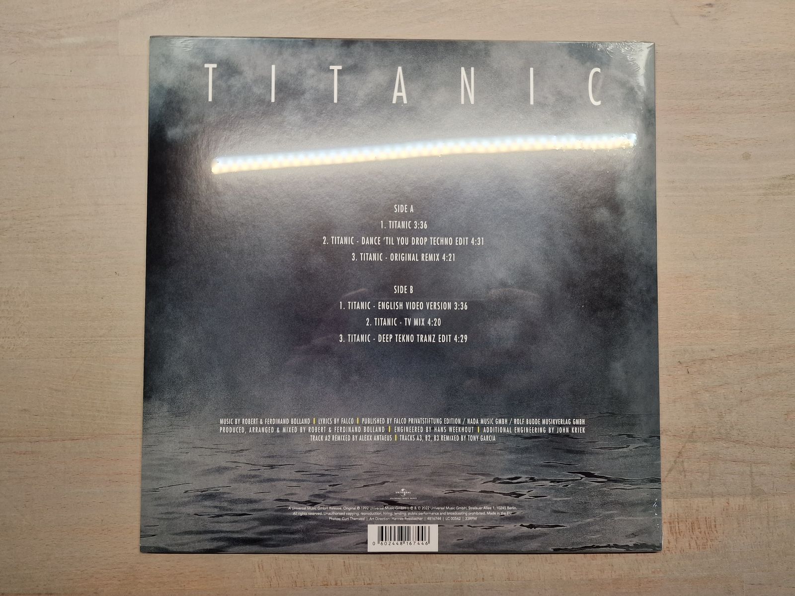 Falco - Titanic (Violet Vinyl) (Limited 10")