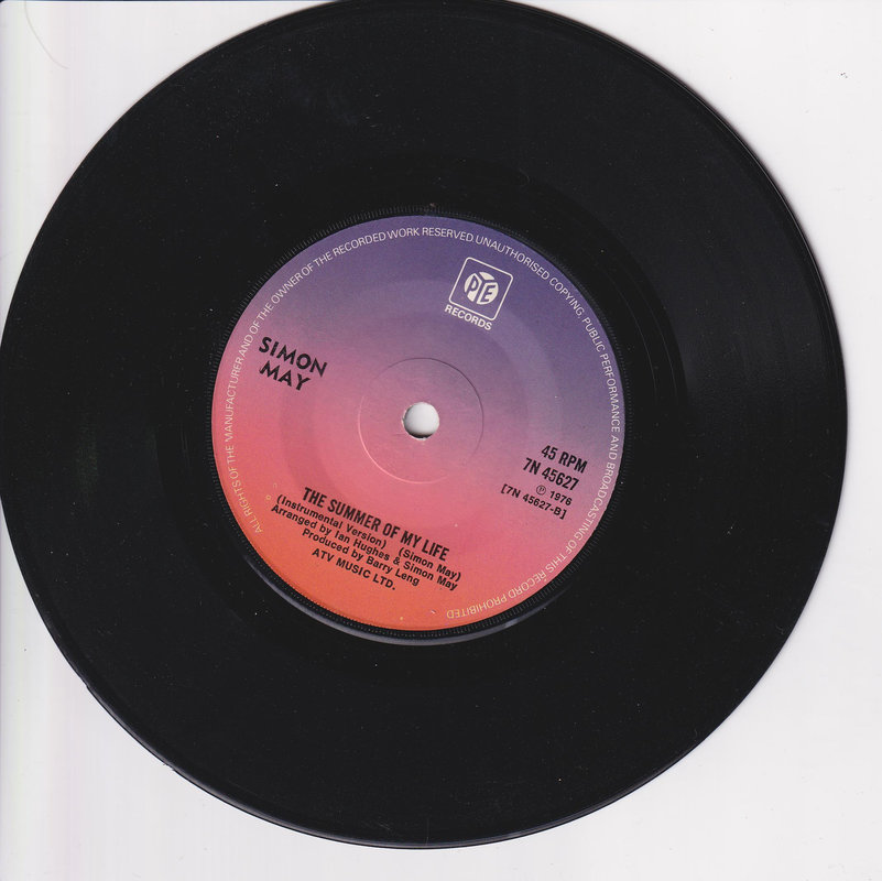 Simon May – The Summer Of My Life (UK)
