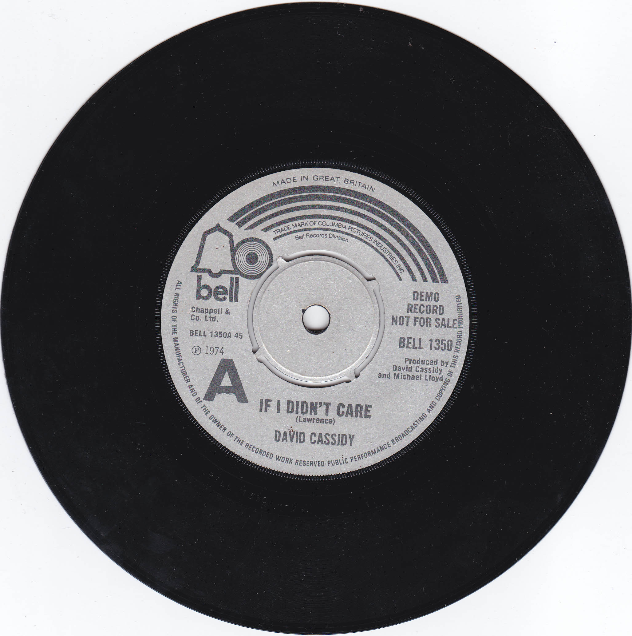 David Cassidy - If I Didn't Care (UK)