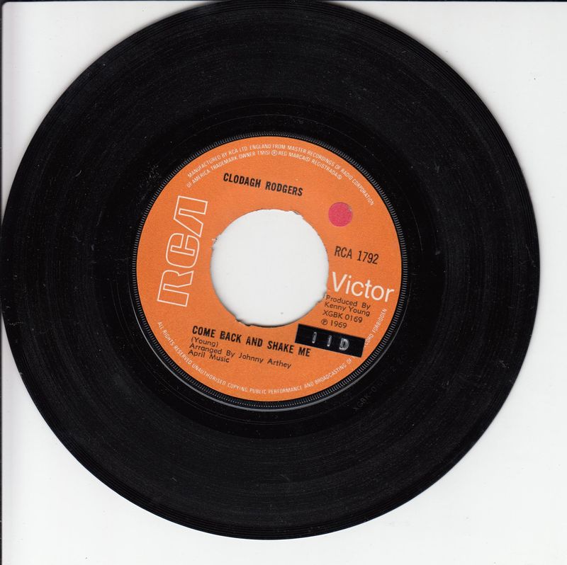 Clodagh Rodgers - Come Back And Shake Me (UK)