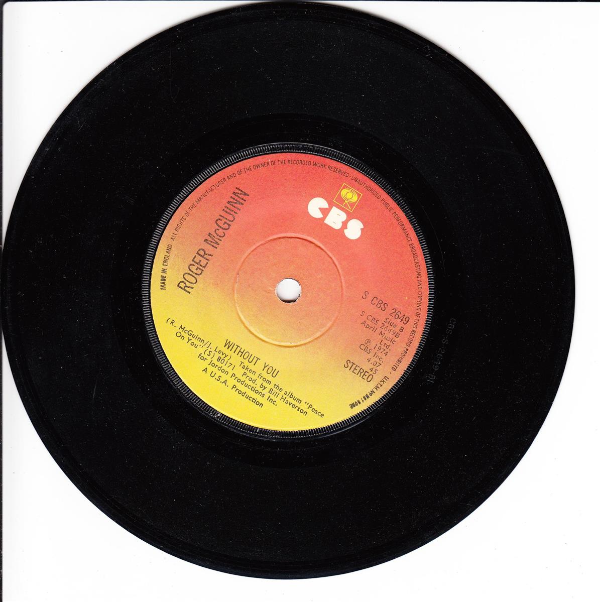 Roger McGuinn - Peace On You (UK)