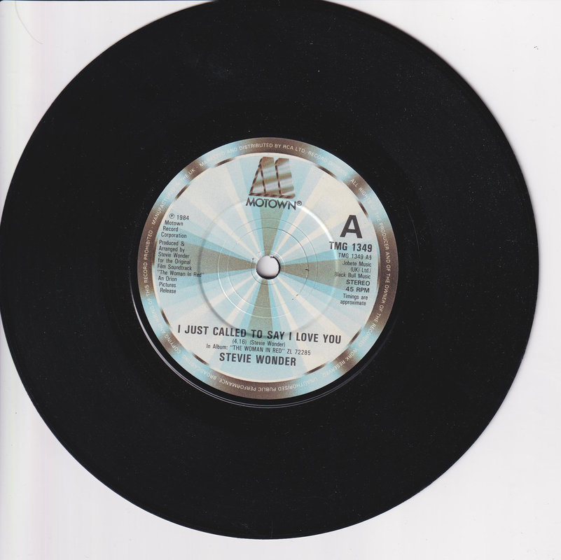 Stevie Wonder – I Just Called To Say I Love You (UK)