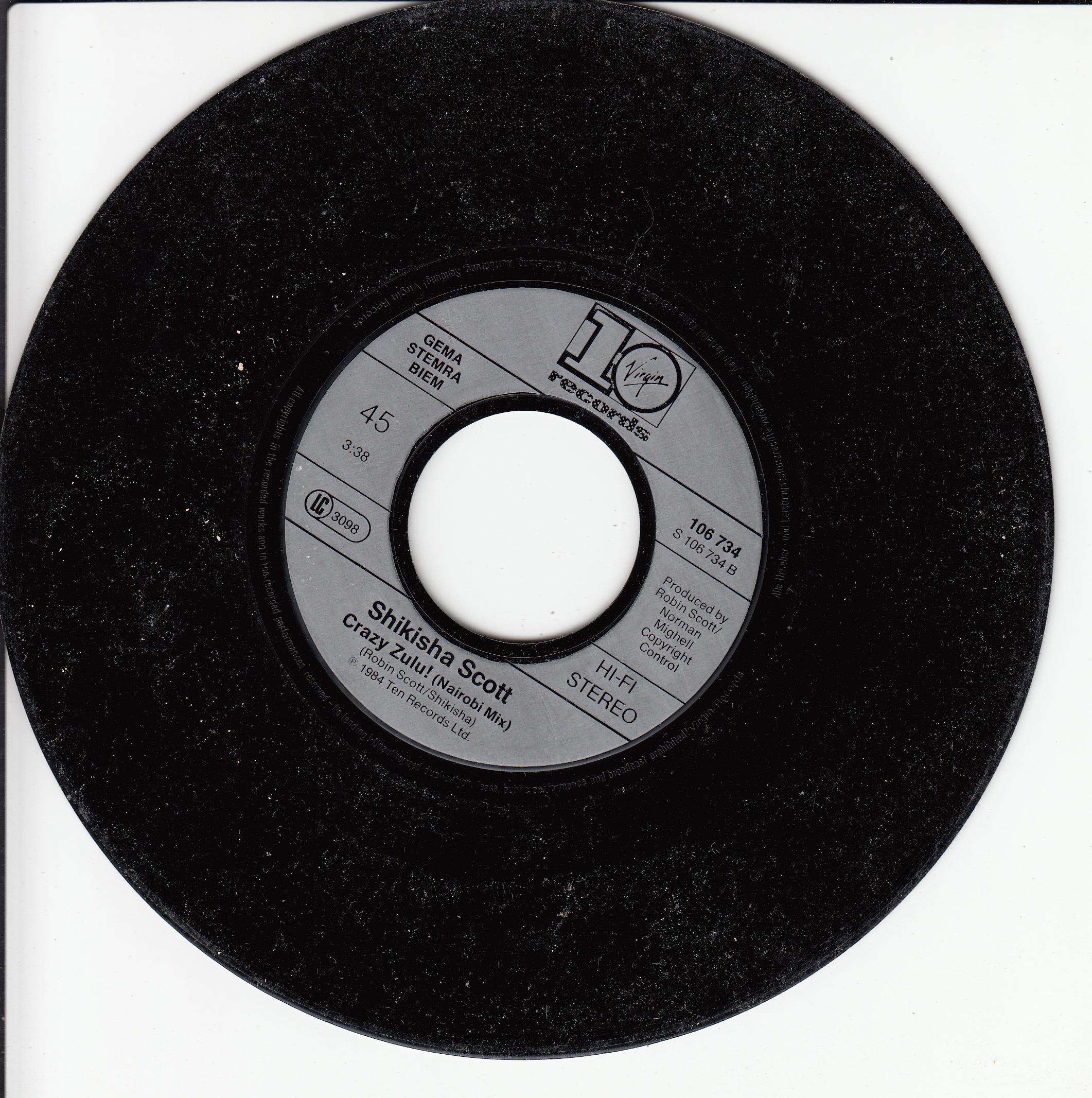 Robin Scott With The African Pioneers – Crazy Zulu!