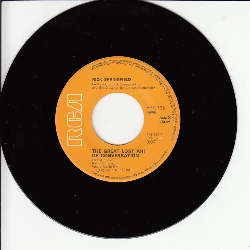 Rick Springfield – Love Somebody (Japan)