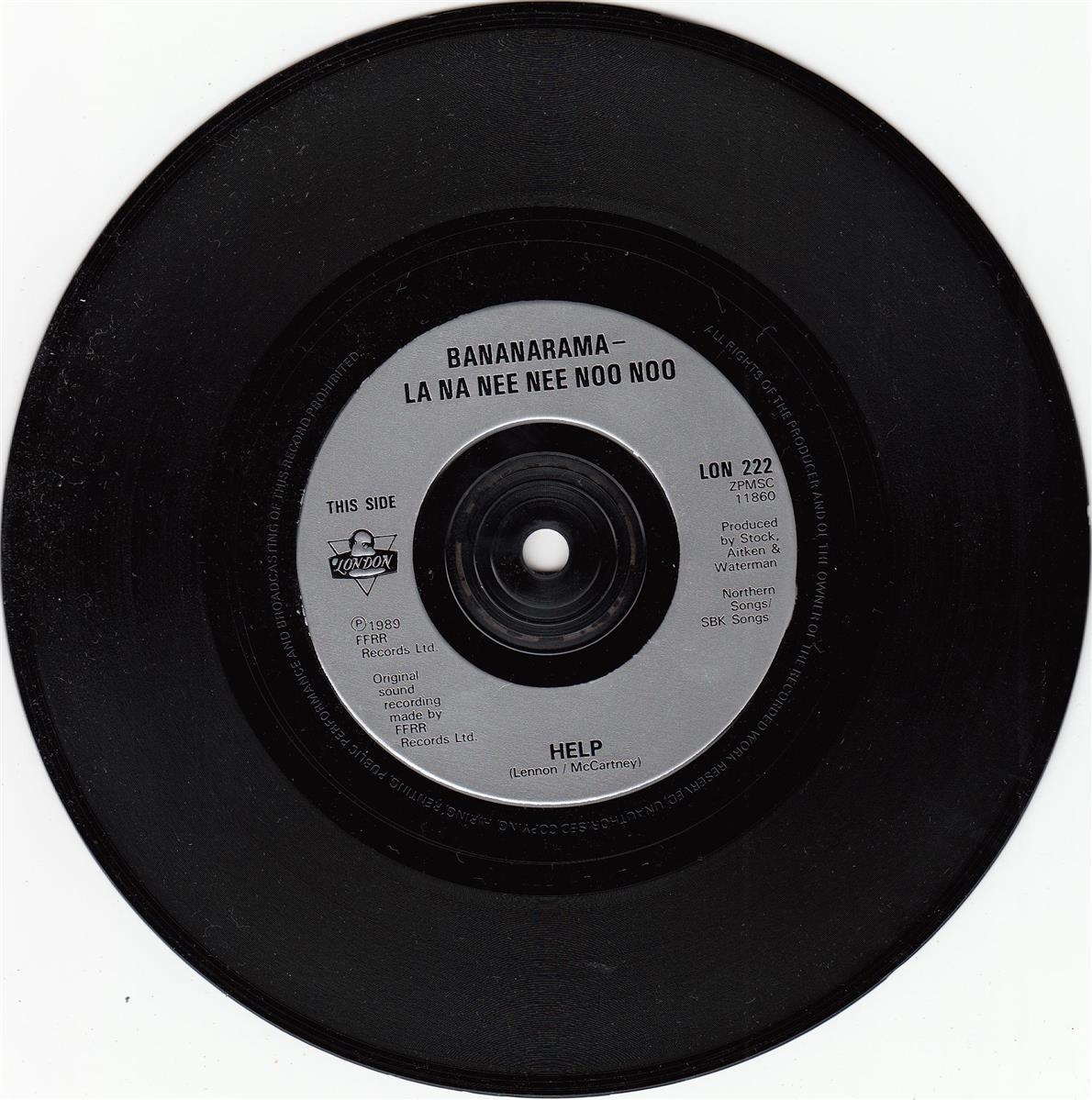 Bananarama, Lananeeneenoonoo - Help (UK)