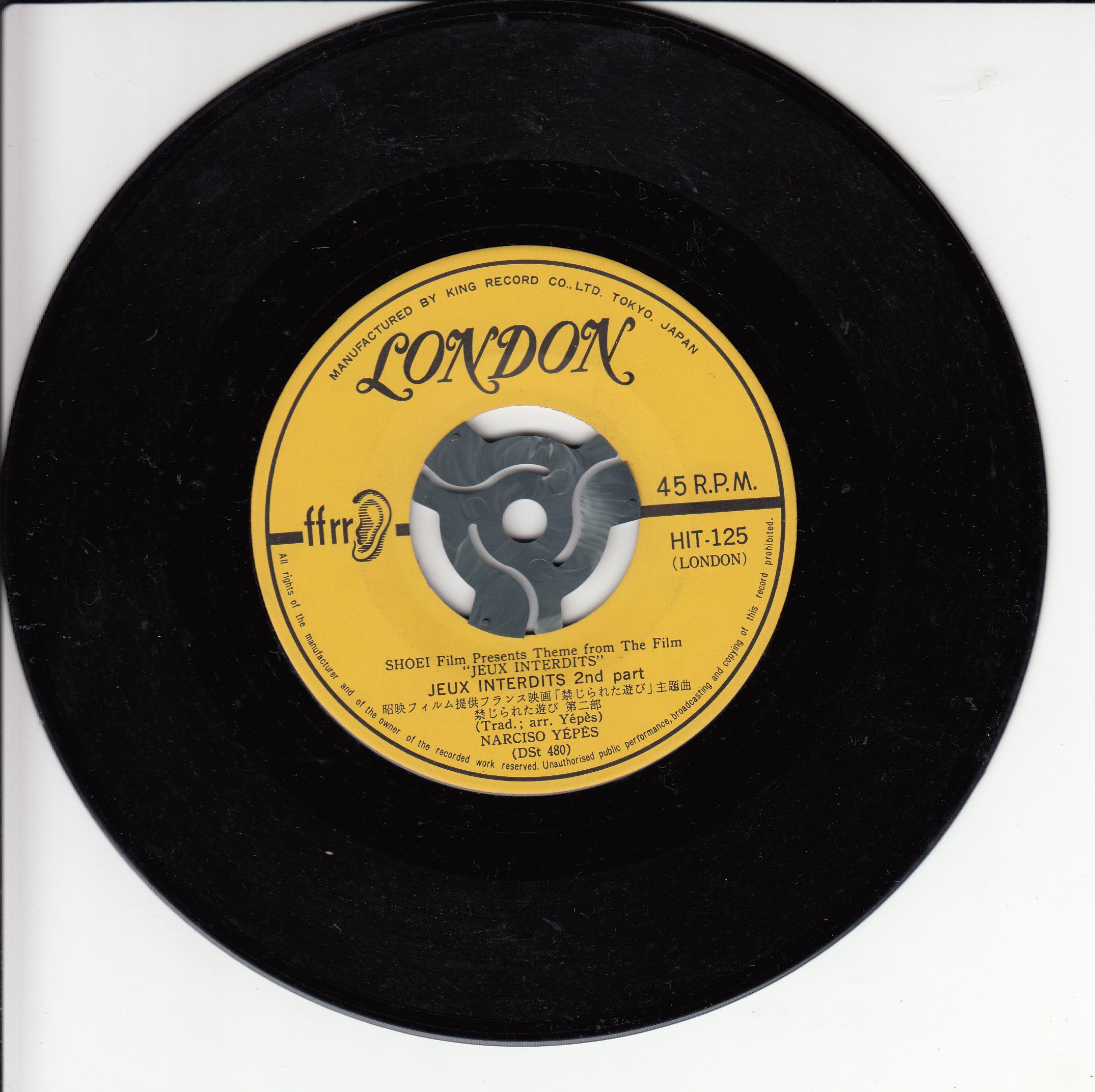 Narciso Yepes – Jeux Interdits (Japan)