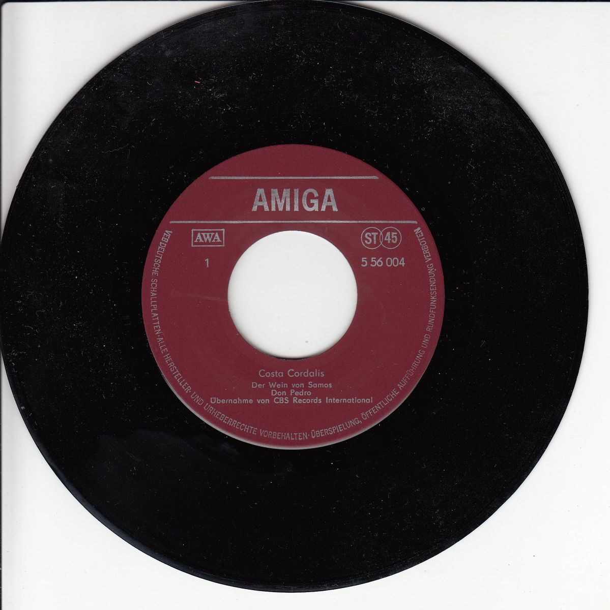 Costa Cordalis - Amiga Quartett (DDR)