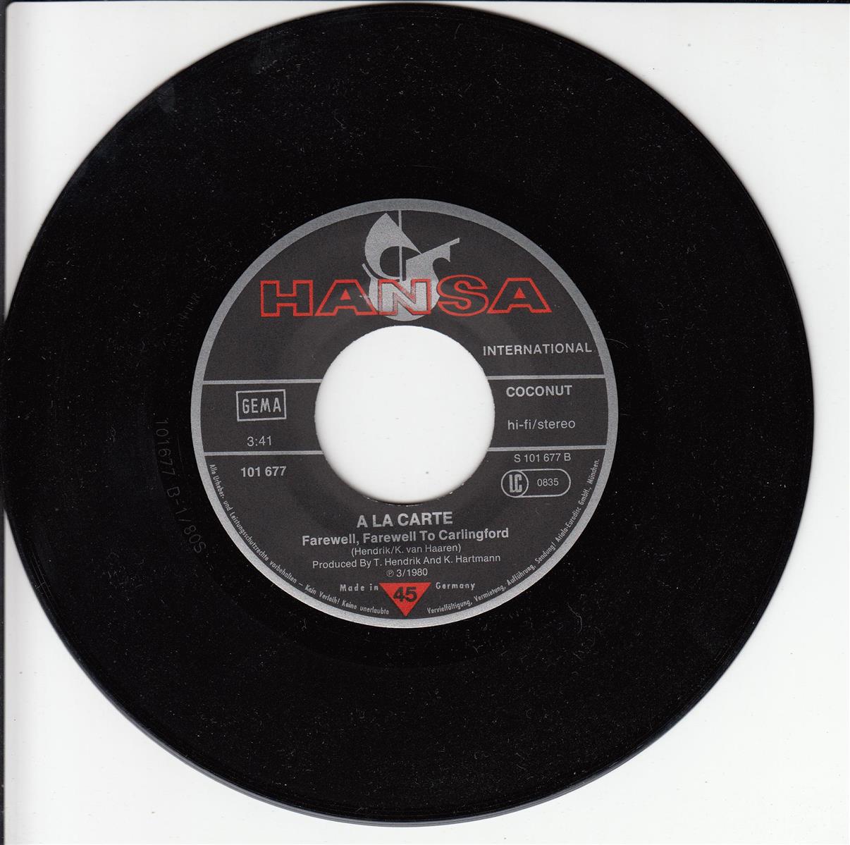 À La Carte - Do Wah Diddy Diddy