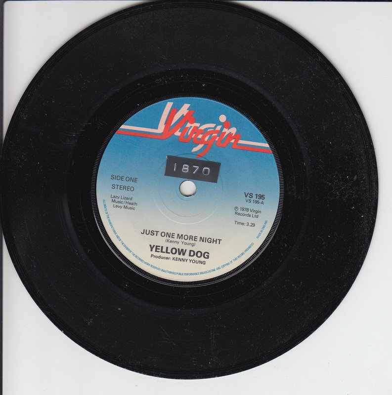 Yellow Dog – Just One More Night (UK)
