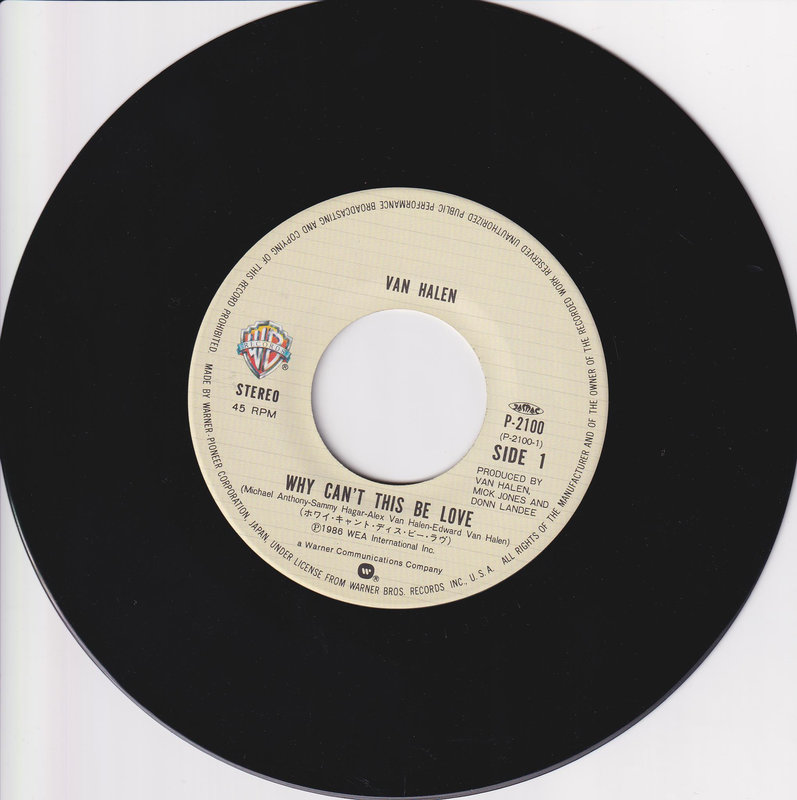 Van Halen - Why Can't This Be Love (Japan)