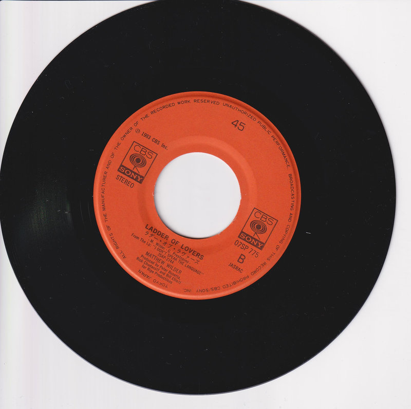 Matthew Wilder - Break My Stride (Japan)