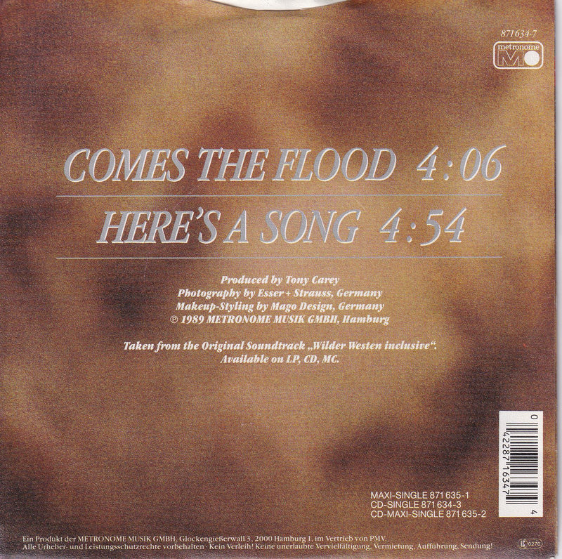 Tony Carey – Comes The Flood