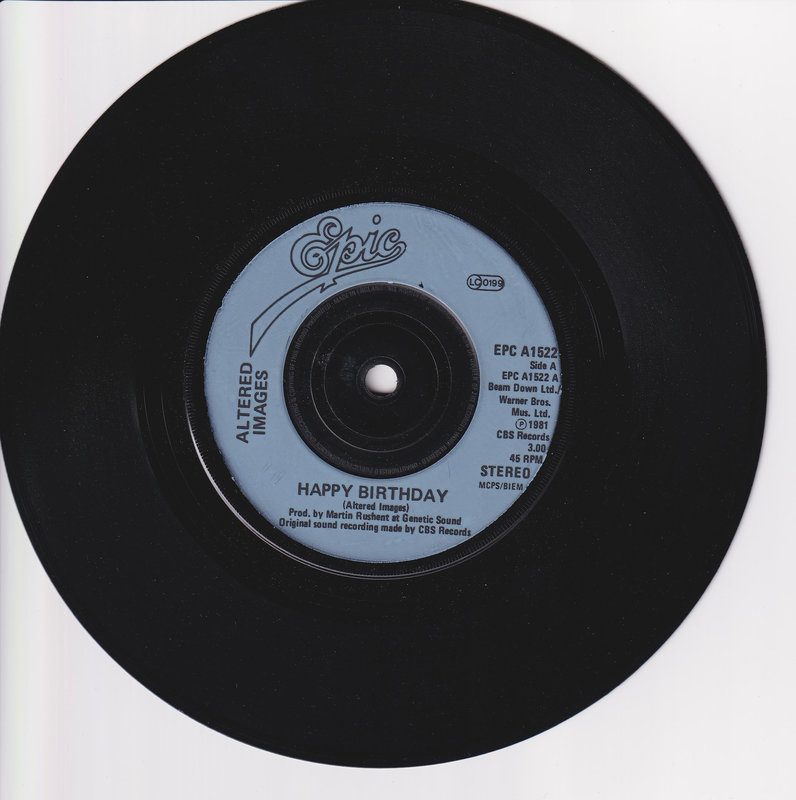 Altered Images – Happy Birthday (UK)