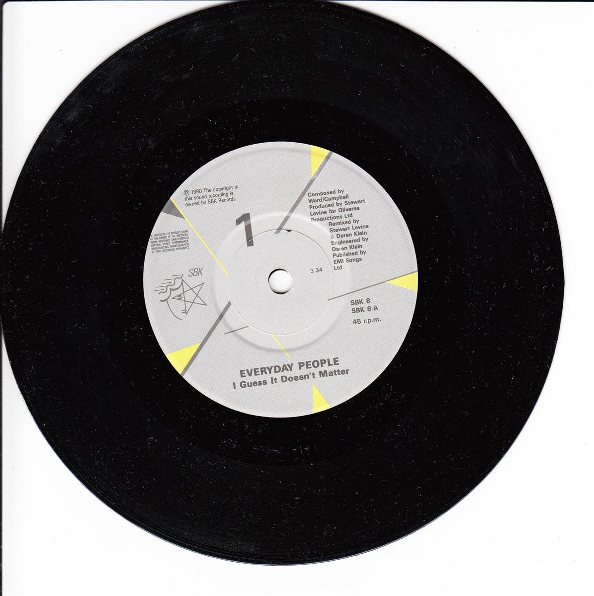 Everyday People - I Guess It Doesn't Matter (UK)