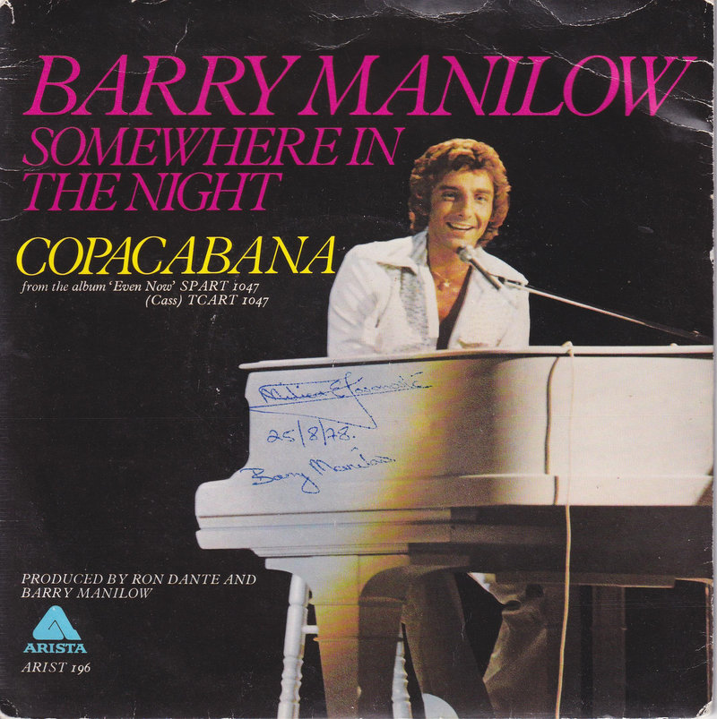 Barry Manilow – Somewhere In The Night (UK)