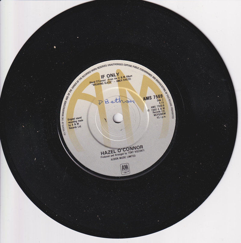 Hazel O'Connor – Give Me An Inch (UK)
