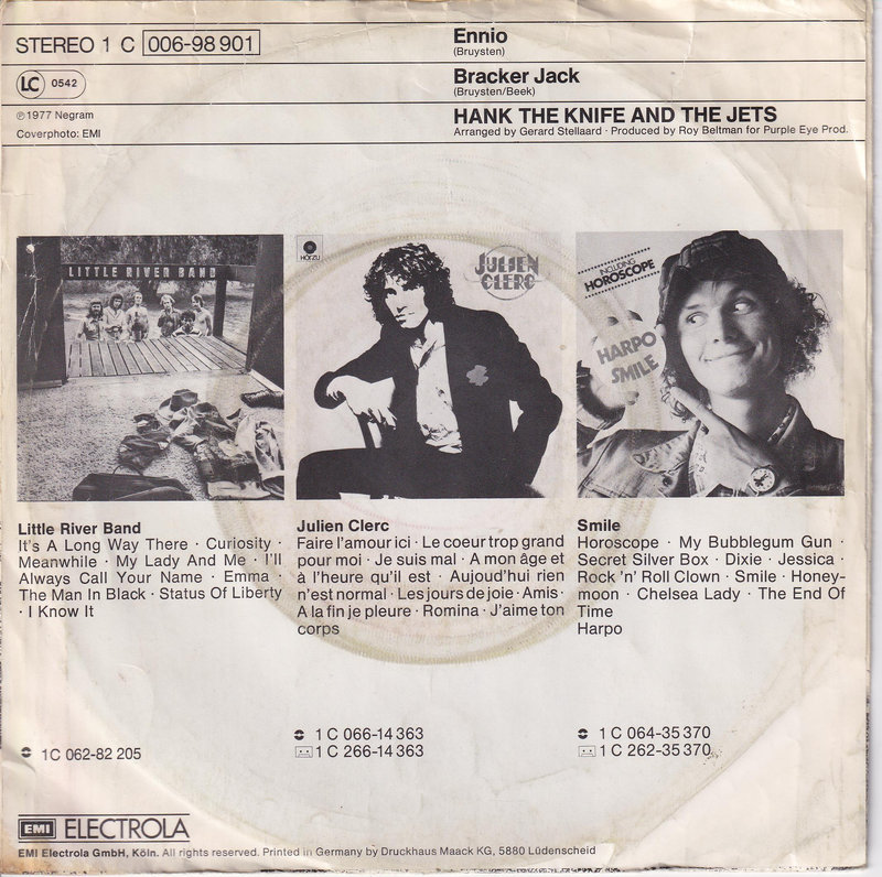 Hank The Knife And The Jets – Ennio