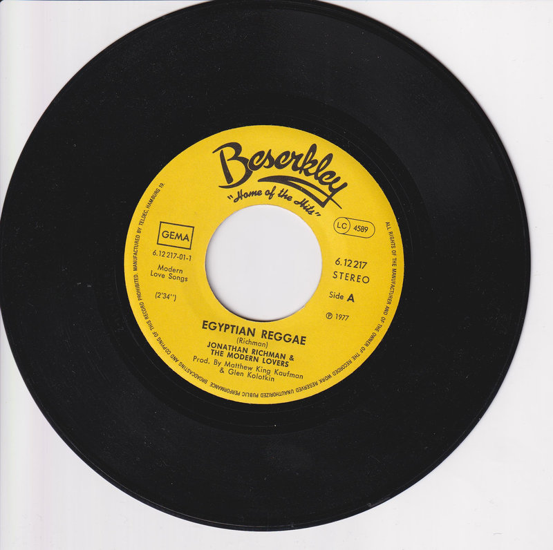 Jonathan Richman & The Modern Lovers – Egyptian Reggae