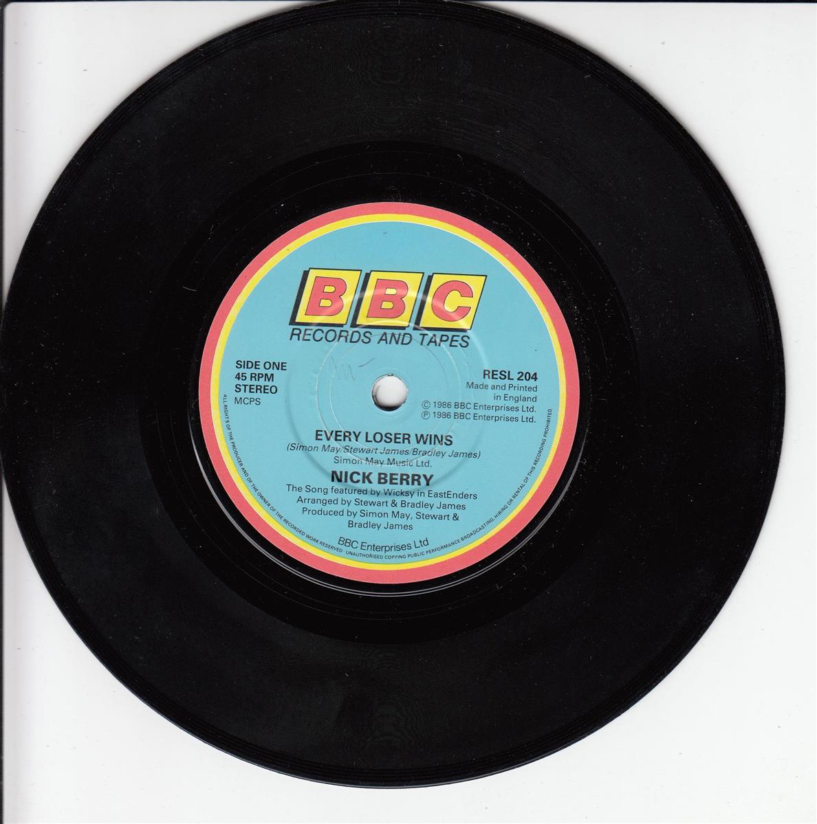 Nick Berry - Every Loser Wins (UK)