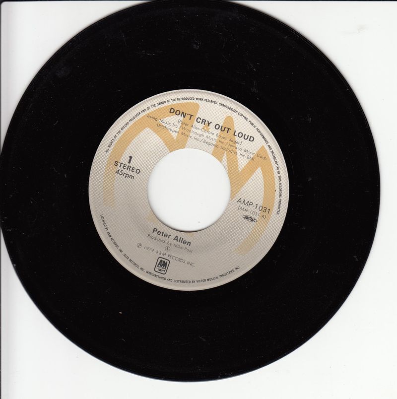 Peter Allen – Don't Cry Out Loud (Japan)