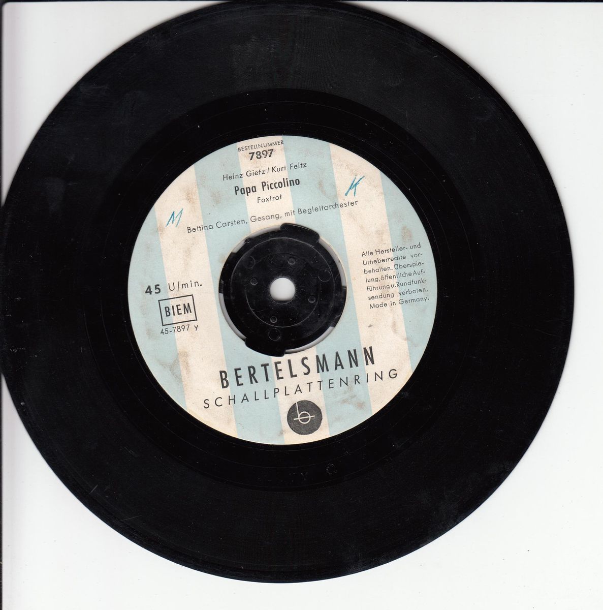 Bettina Carsten - Wo Meine Sonne Scheint