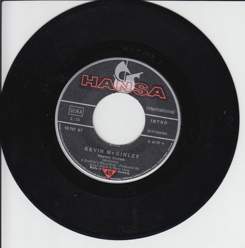 Kevin McGinlay – Heaven Knows