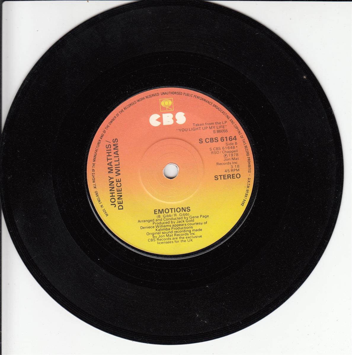Johnny Mathis / Deniece Williams - Too Much, Too Little, Too Late (UK)