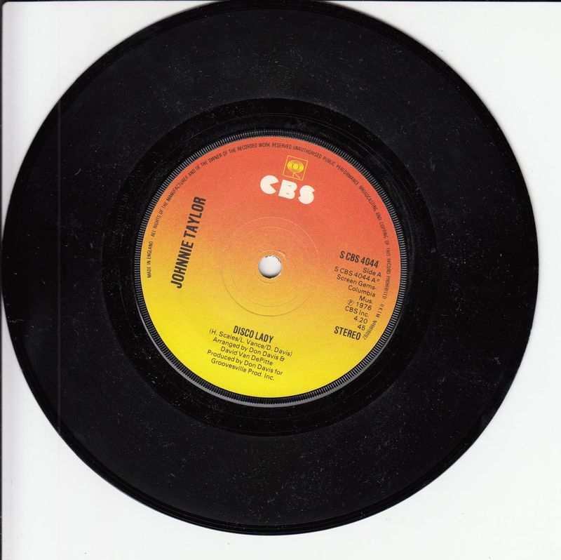 Johnnie Taylor - Disco Lady (UK)