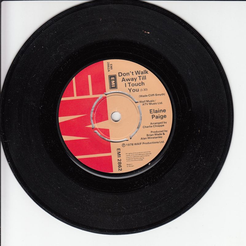 Elaine Paige – Don't Walk Away Till I Touch You (UK)