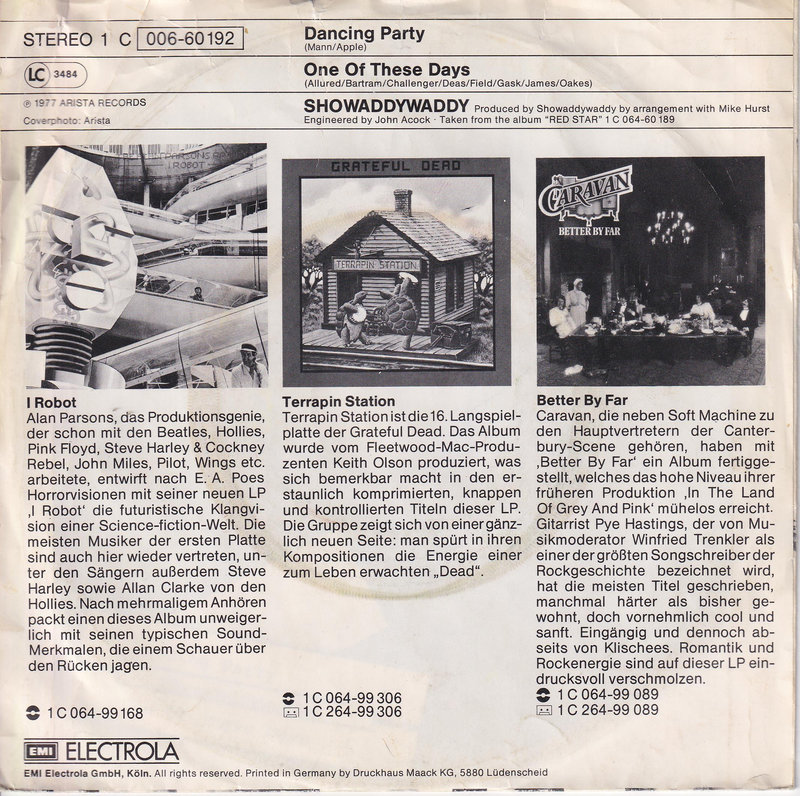 Showaddywaddy – Dancing Party