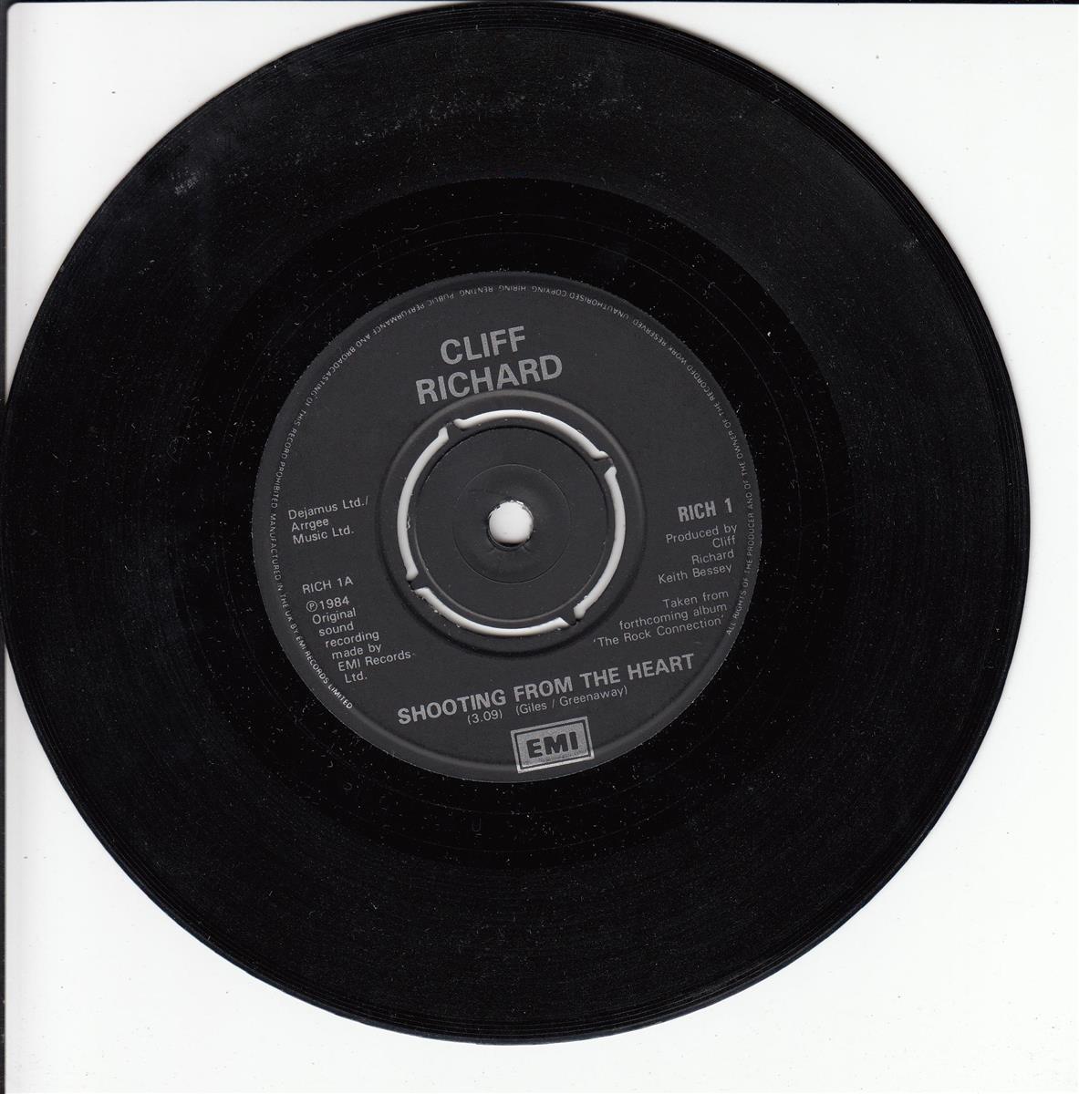 Cliff Richard - Shooting From The Heart (UK)