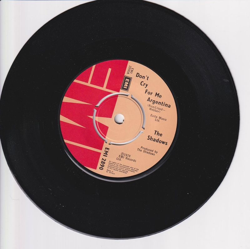 The Shadows – Don't Cry For Me Argentina (UK)