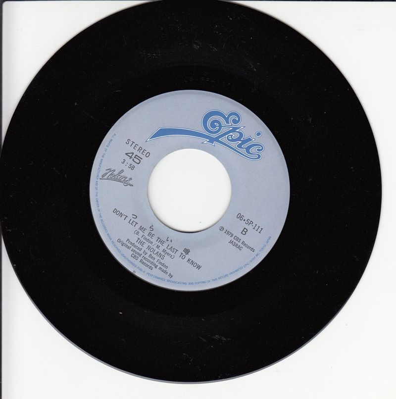 The Nolans - I'm In The Mood For Dancing (Japan)