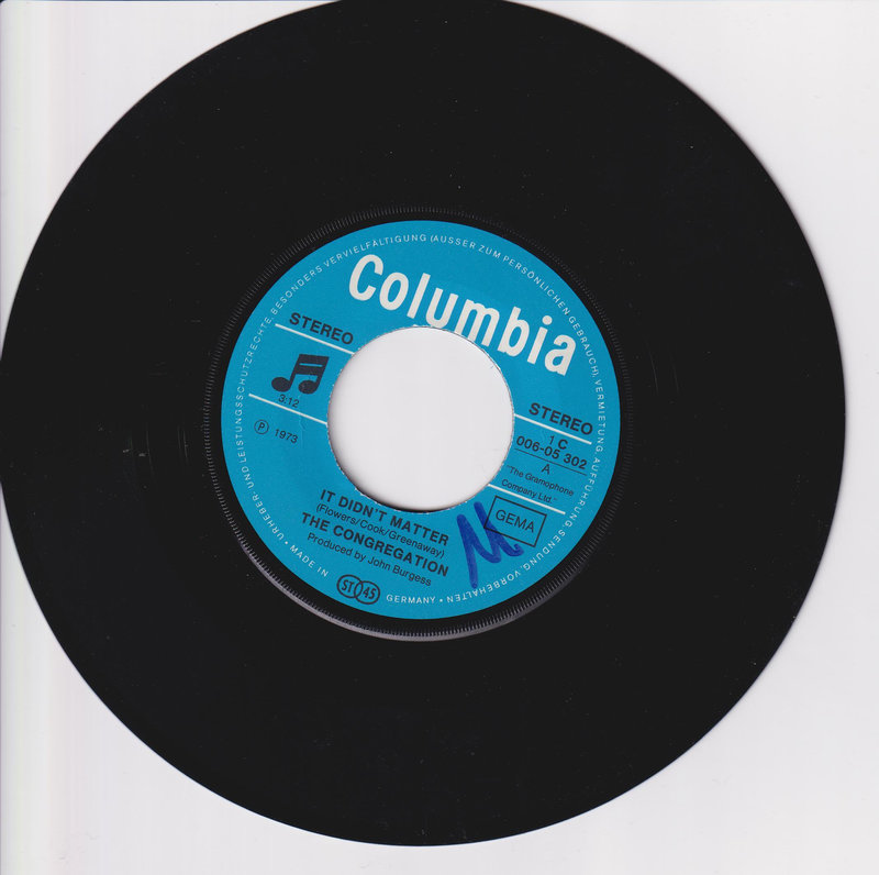 The Congregation – It Didn't Matter