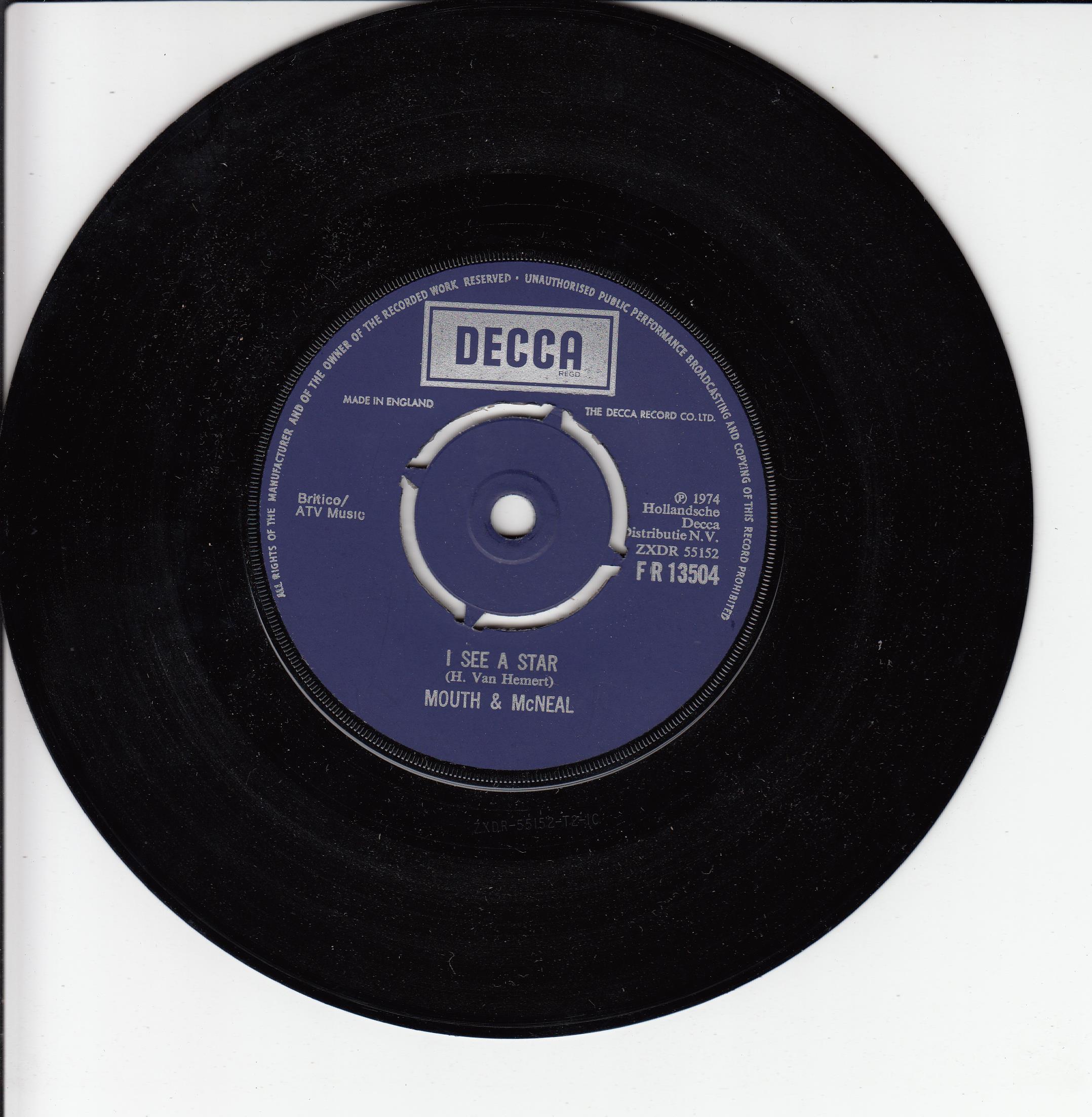 Mouth & McNeal - I See A Star (UK)