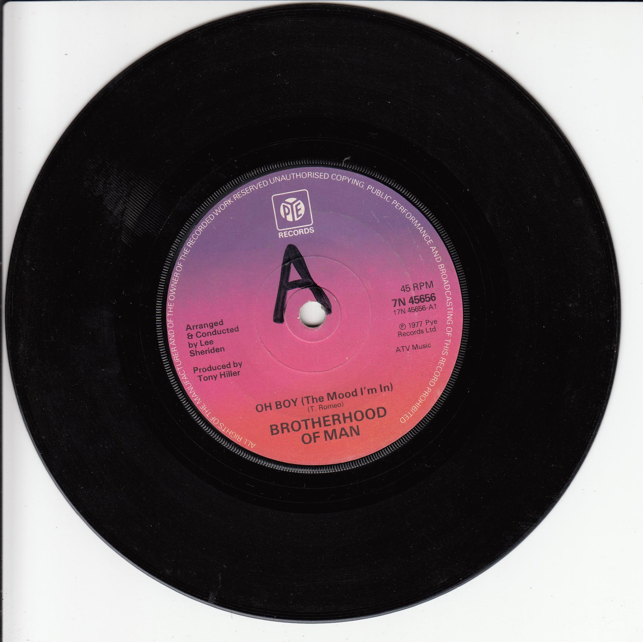 Brotherhood Of Man - Oh Boy (The Mood I'm In) (UK)