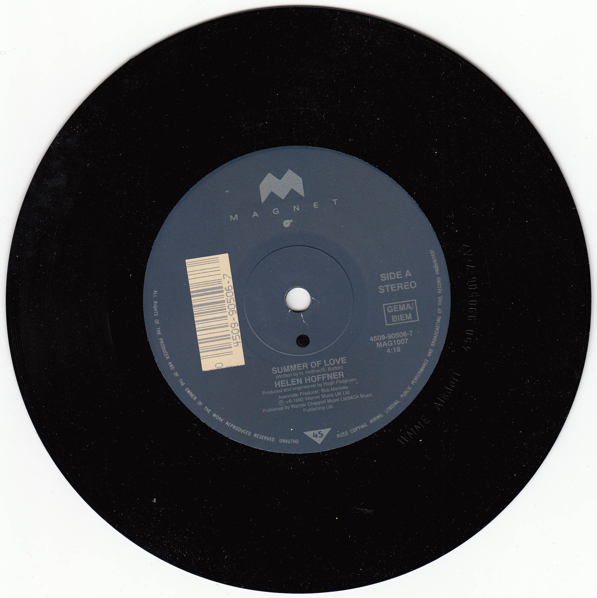 Helen Hoffner - Summer Of Love (UK)