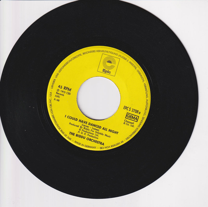 The Biddu Orchestra – I Could Have Danced All Night
