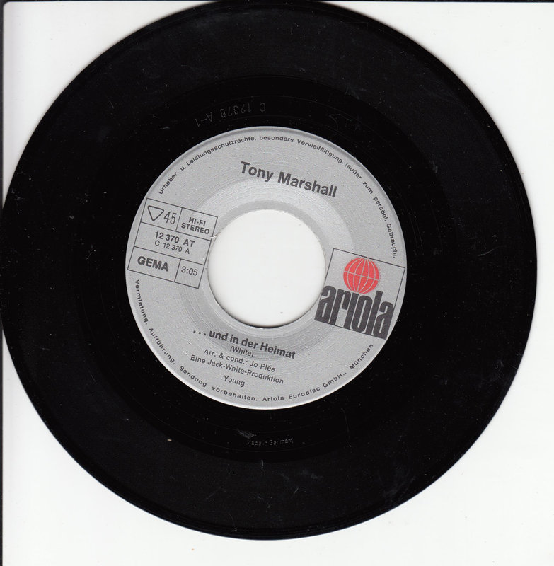 Tony Marshall – ... Und In Der Heimat