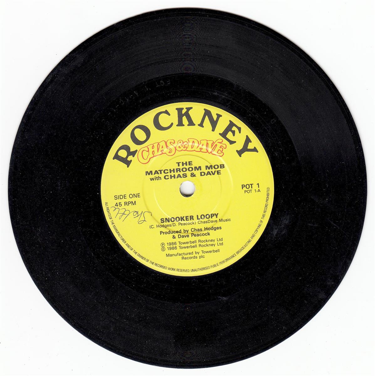 The Matchroom Mob With Chas And Dave - Snooker Loopy (UK)