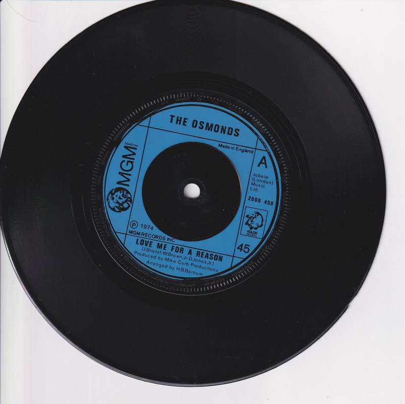 The Osmonds – Love Me For A Reason (UK)